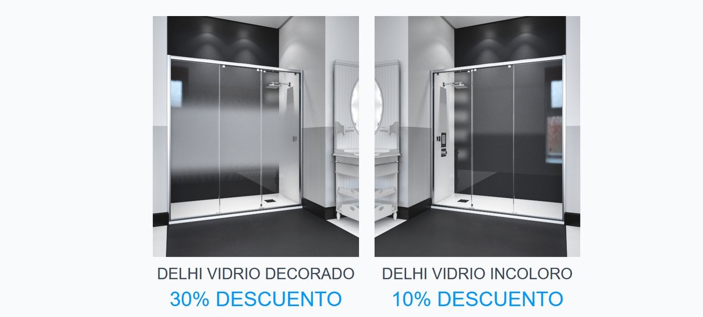 Descuentos de hasta el 30% en mamparas de ducha Delhi