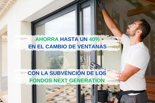 Ayudas de hasta el 40% para el cambio de ventanas