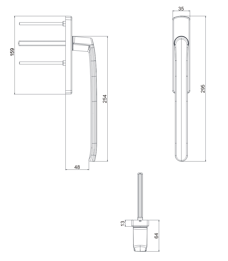 Accesorios para cerramientos en aluminio, pvc, cristal y acero